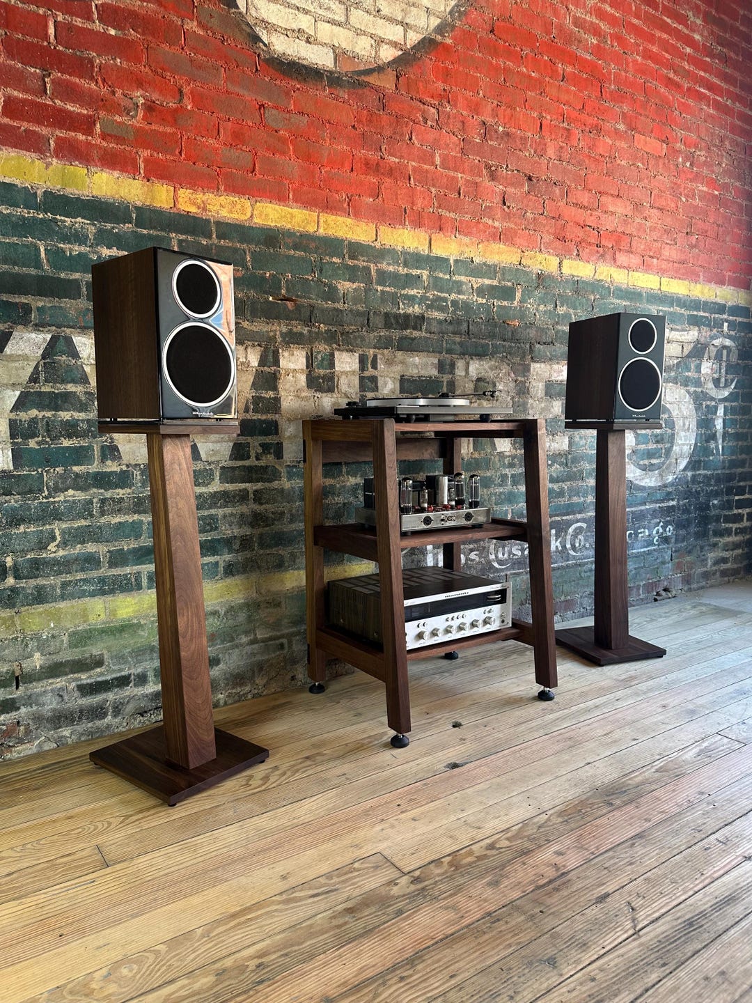 Audio Rack / Equipment Stand / Solid Hardwood / Completely Customizable ...