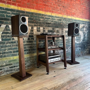 Soporte para equipos de audio / Madera maciza / Completamente personalizable