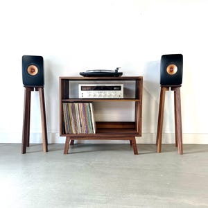 Speaker Stand Set / Tall and Customizable Bookshelf Speaker Stand / HF1’s image 2