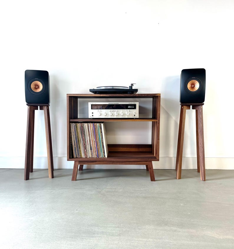 Speaker Stand Set / Tall and Customizable Bookshelf Speaker Stand / HF1’s image 2