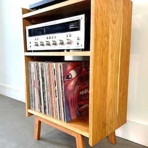 Record Player Stand / Solid Hardwood / Completely Customizable - Etsy