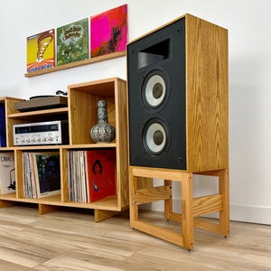 Customizable box speaker stand set / HF3’s / Loud speaker stands with spikes / Wood Hifi stands / Wood Speaker Stands