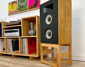 Customizable box speaker stand set / HF3’s / loud speaker stands with spikes / Hifi stands