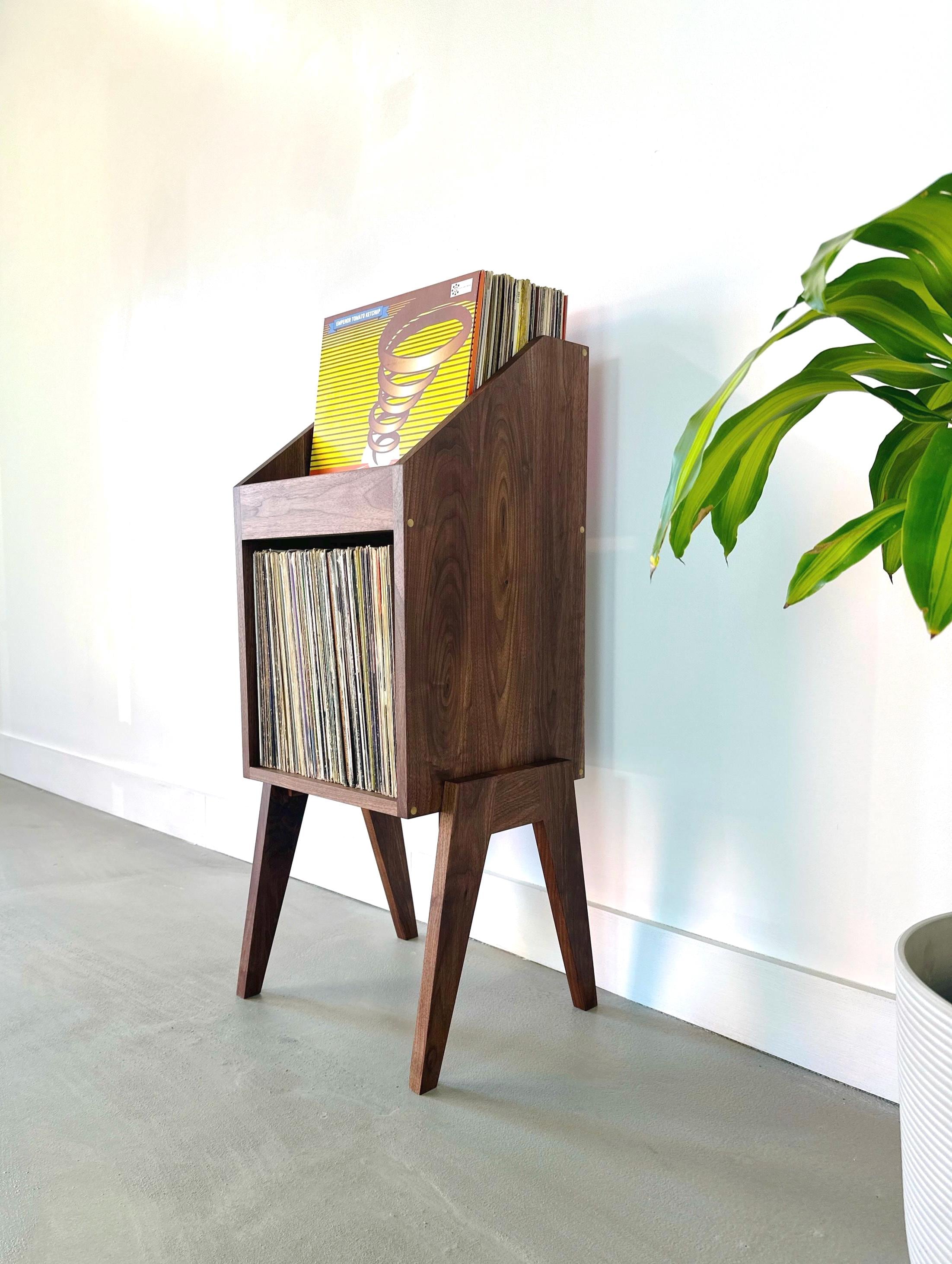 Record Storage Stand / Front Flip Case / Vinyl Display Case - Etsy