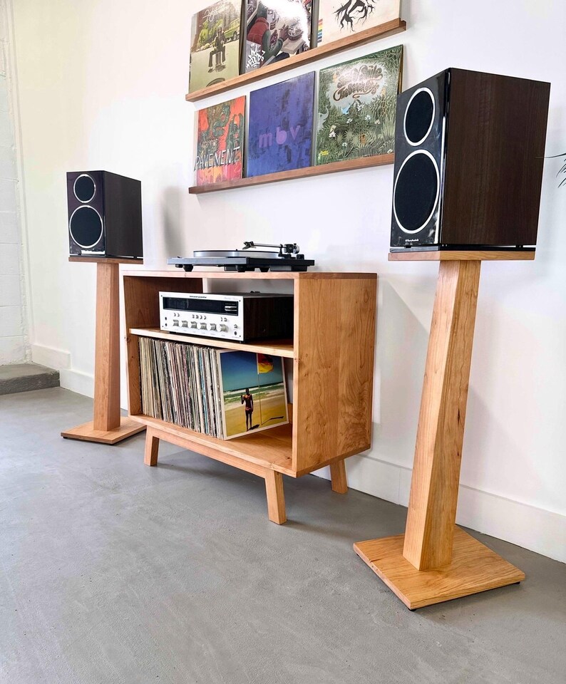 Customizable Record Storage Console / Record Player Stand / Solid ...