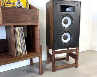 Customizable box speaker stand set / HF3’s / Loud speaker stands with spikes / Wood Hifi stands / Wood Speaker Stands