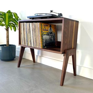 Customizable Record Cube Stand / Record Console / Record Player Stand / Vinyl Storage / End Table