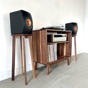 Speaker Stand Set / Tall and Customizable Bookshelf Speaker Stand / HF1’s image 3