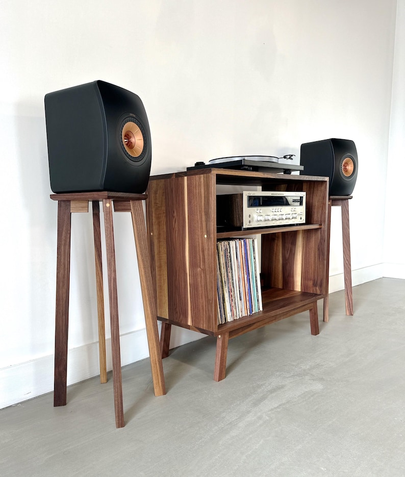 Speaker Stand Set / Tall and Customizable Bookshelf Speaker Stand / HF1’s image 3