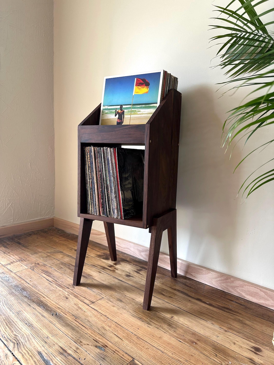 Record Storage Stand / Front Flip Case / Vinyl Display Case - Etsy
