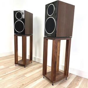 Speaker Stands / HF4’s / Completely Customizable / Solid Hardwood / Home Audio Stands