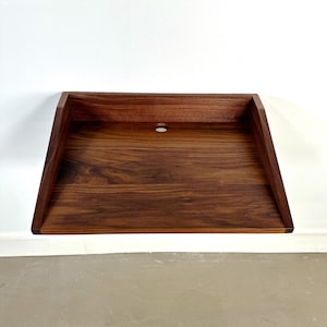 Zwevende plank draaitafel / Aanpasbare plank voor platenspeler / Projectorplank / Massief hardhout afbeelding 9