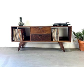 TV Stand / Media Center / Solid Hardwood / Completely Customizable