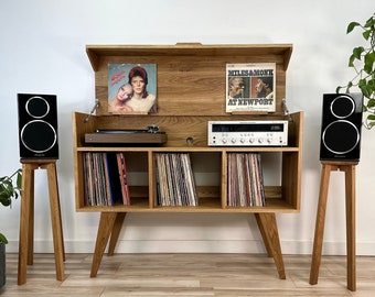Turntable Console / DJ Stand / Record Cabinet / Completely Cusomizable