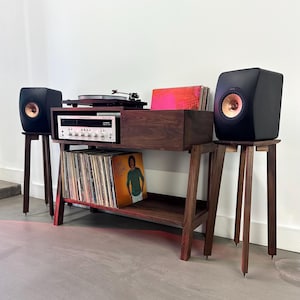 Speaker Stand Set / Tall and Customizable Bookshelf Speaker Stand / HF1’s image 6