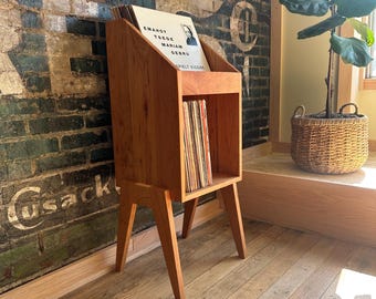 Record Storage Stand / Front Flip Case / Vinyl Display Case