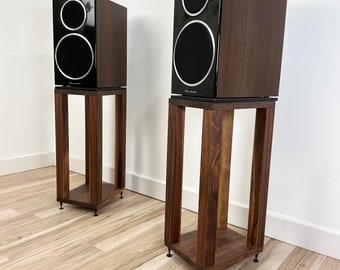 Speaker Stands / HF4’s / Completely Customizable / Solid Hardwood / Home Audio Stands