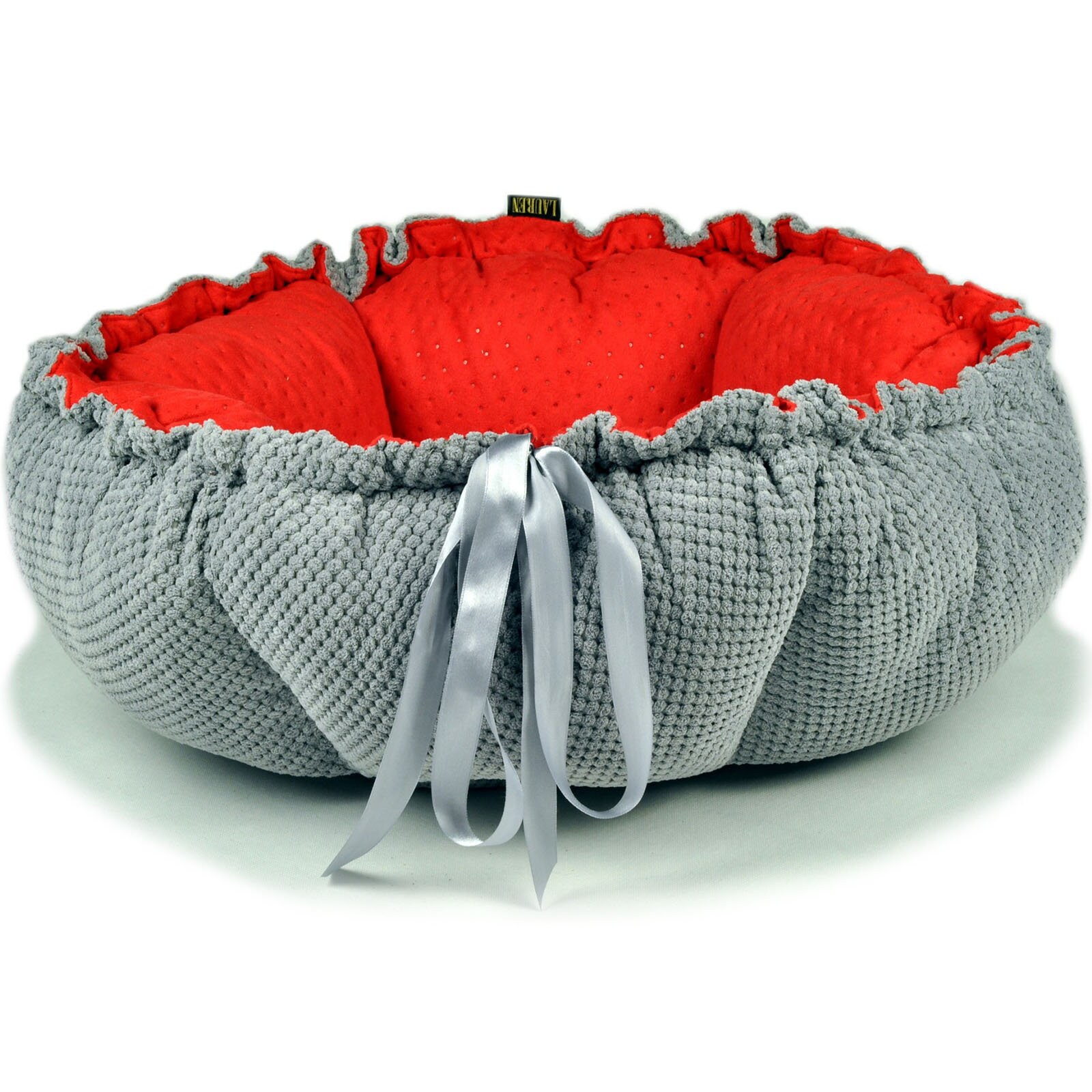 65cm Red & Grey Handmade Pet Dog Puppy Bed Pillow Etsy Ireland
