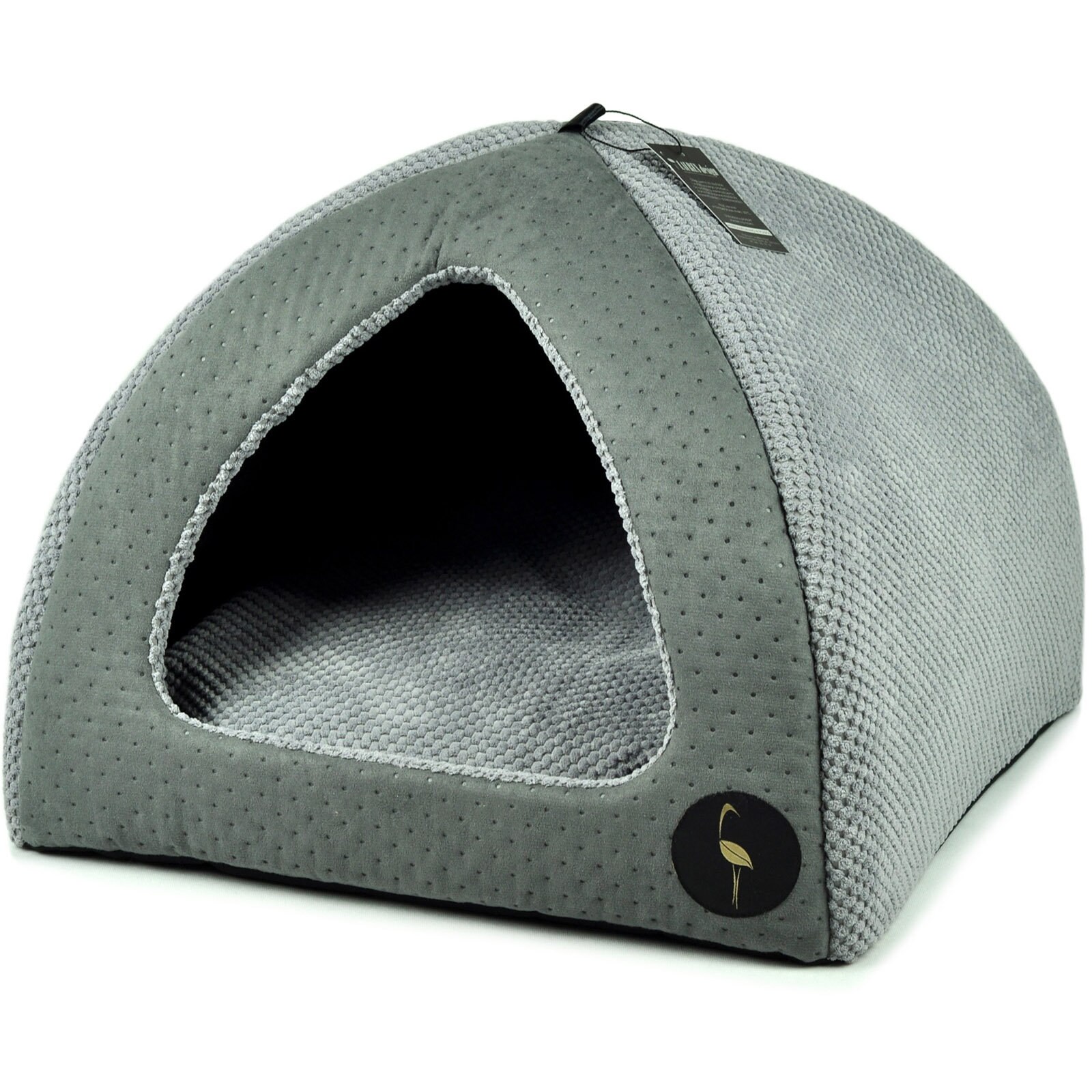 Handmade Grey Dog Puppy Igloo Bed House Pyramid Cave UK 50 x Etsy