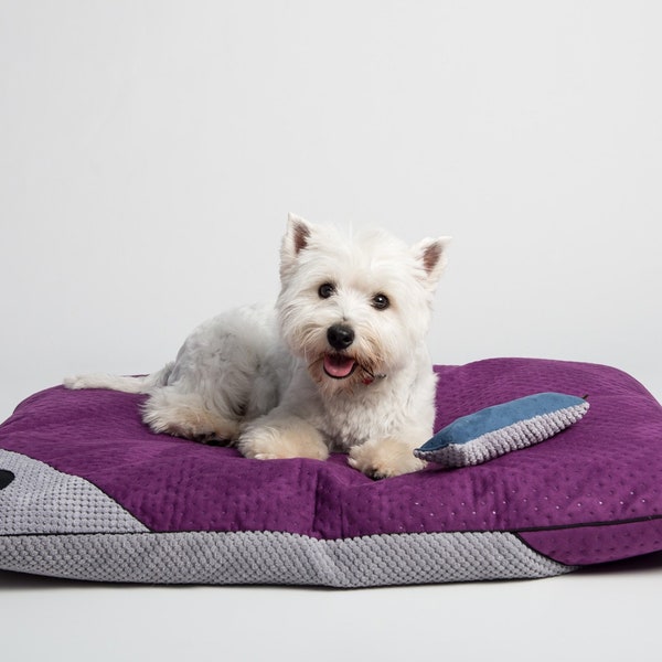 Purple Dog Bed Etsy