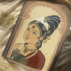 CANVAS - Princess Kundavai (Padmavasan’s illustration x Trisha movie poster) -Ponniyin Selvan