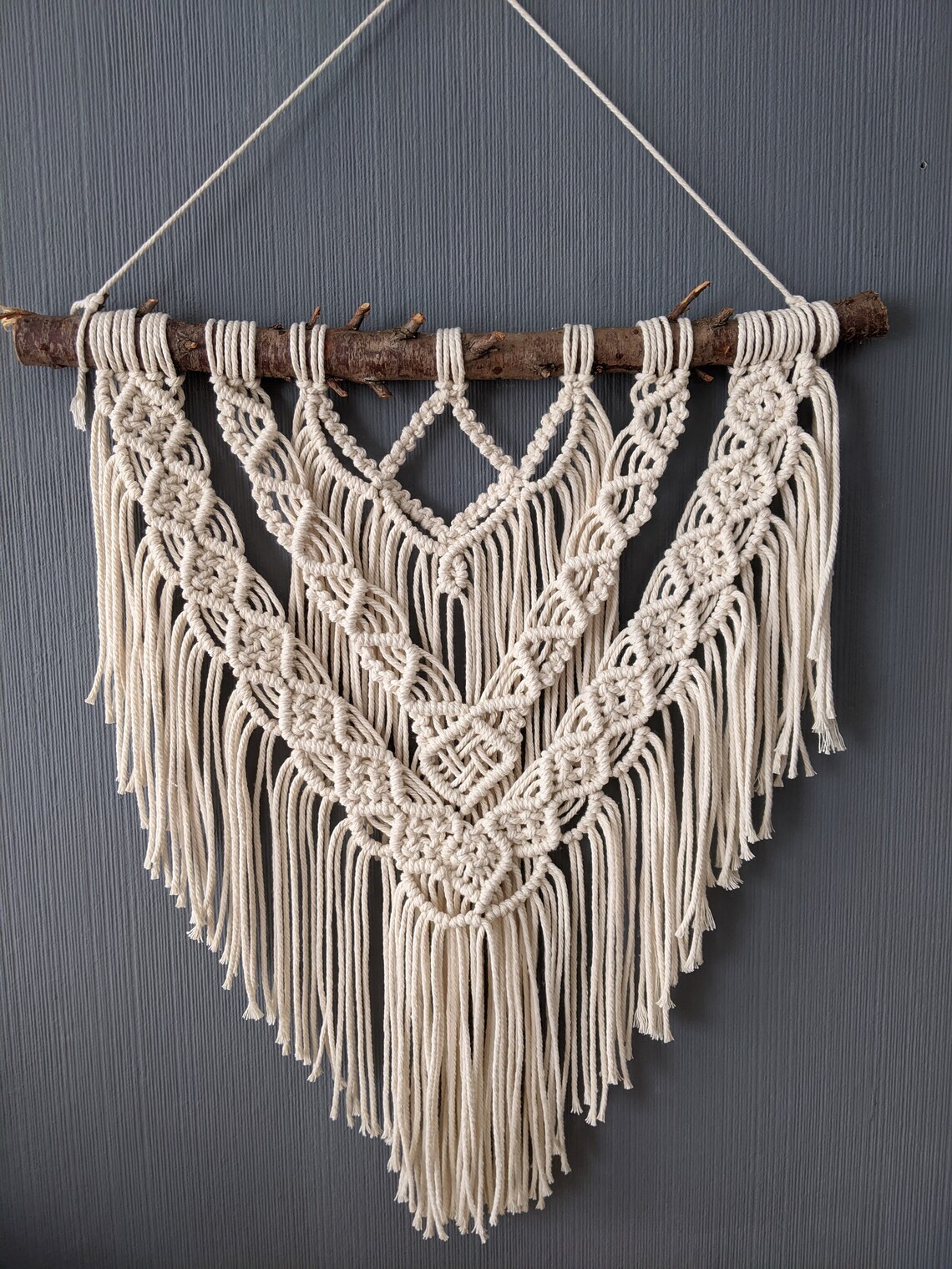 MAKRAMEE Wandbehang Etsy