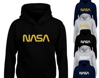 Sudadera con capucha de la NASA para niños - Ciencia - Astronauta - Sudadera con capucha para niños y niñas - Regalo perfecto para el invierno