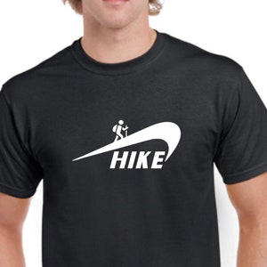 Mens Hiking T-Shirt - Just Hike - Outdoors - Perfect Gift