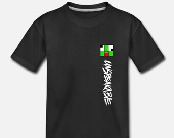 Camiseta infantil USPEAKABLE YouTube Gamer - Camiseta para niño y niña - 100 % algodón - Regalo perfecto