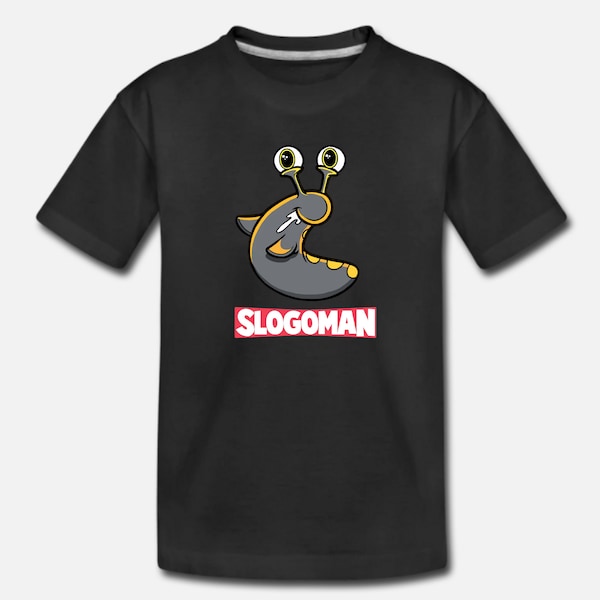 Kids Slogoman T-Shirt - YouTube Merch - Fun Character Clothing - Boys & Girls T-Shirt - Top - 100% Cotton - Perfect Gift