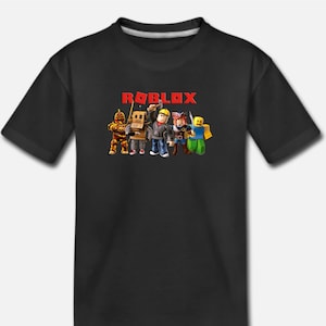Kids ROBLOX Gaming T-Shirt - YouTube Gamer - Fun Character Clothing - Boys & Girls T-Shirt - Top - 100% Cotton - Perfect Gift