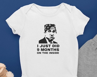 Acabo de cumplir 9 meses en The Office - Michael Scott - Body - Mono - Pijama - Regalo perfecto