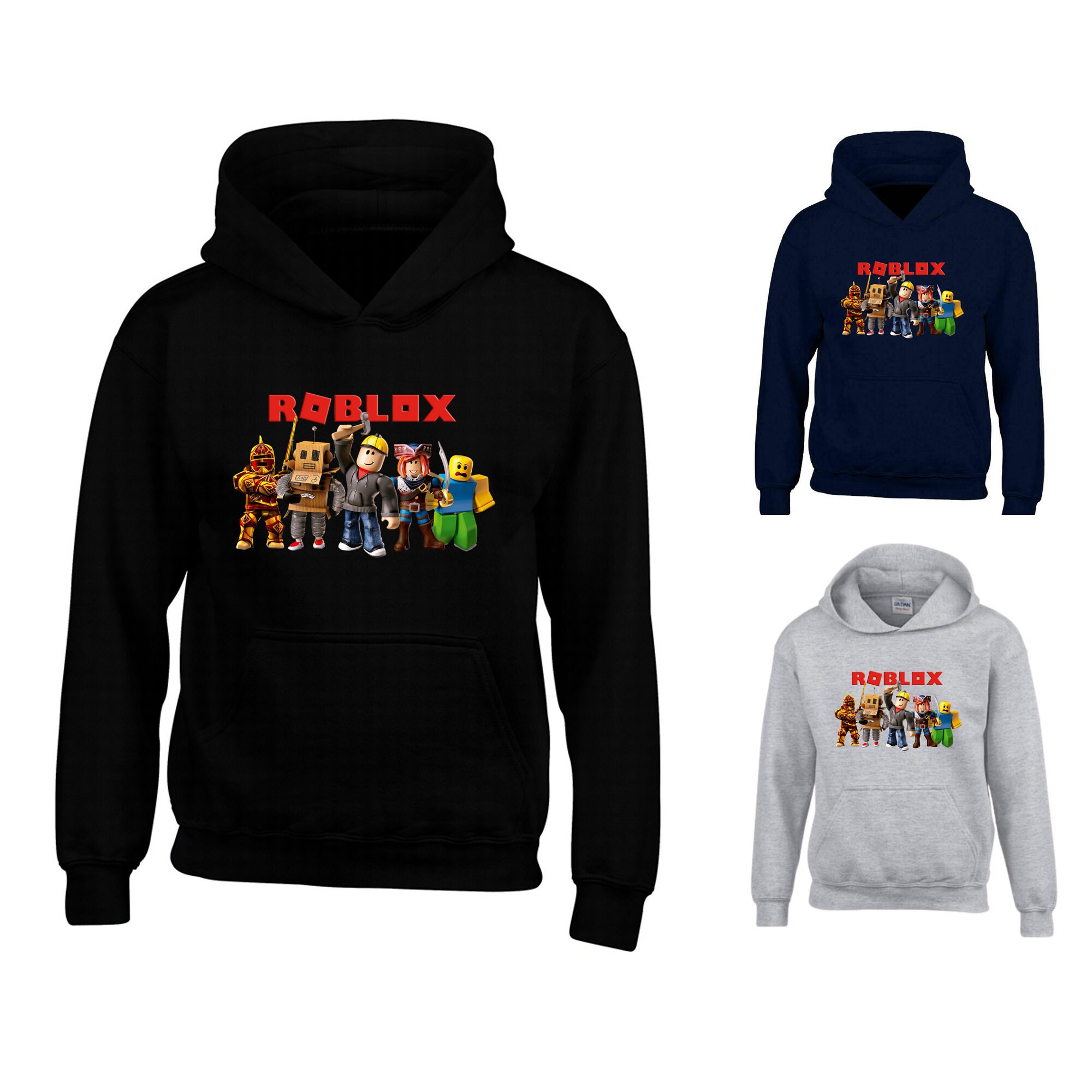 Kids ROBLOX Hoodie 2021 Gamer Fun Character - Etsy