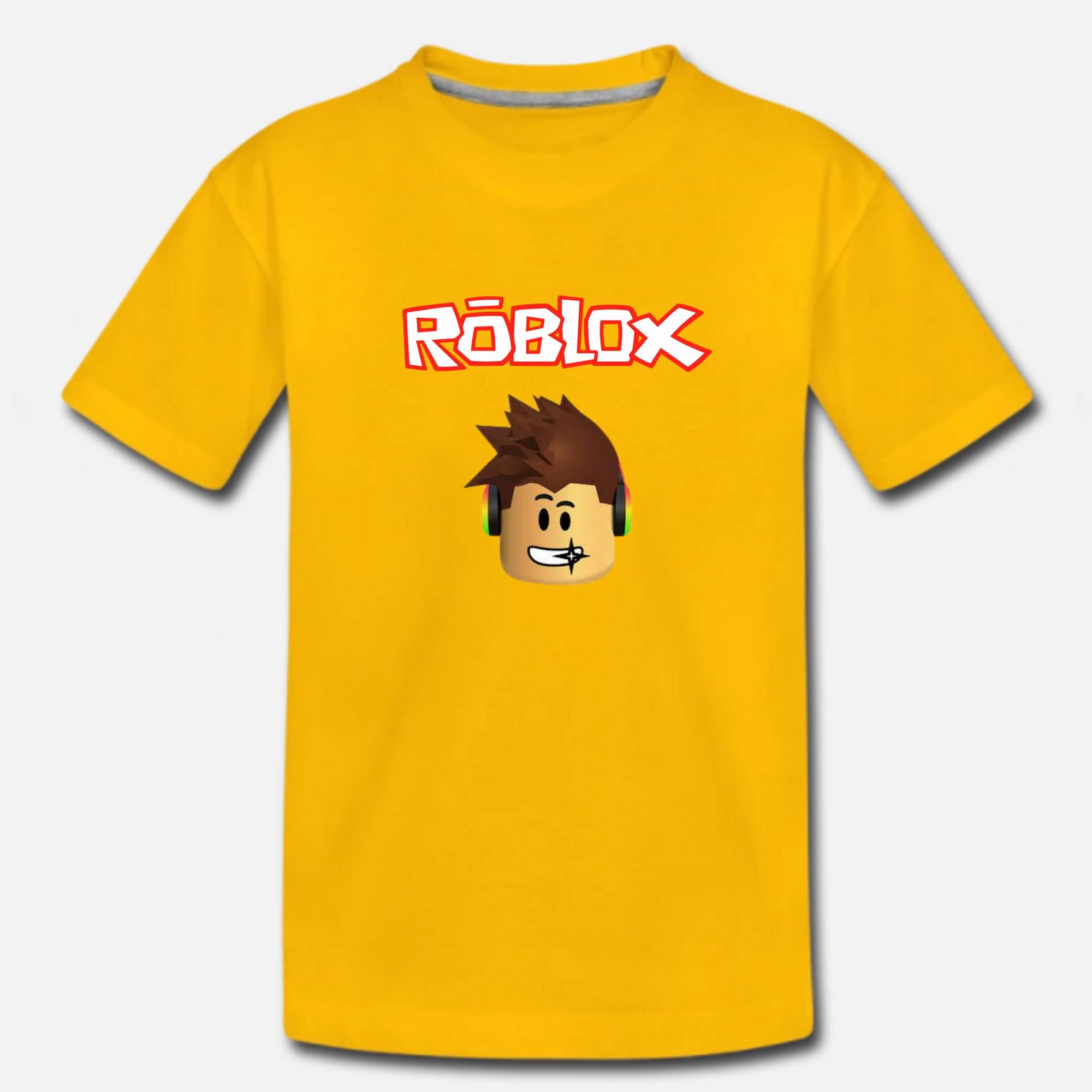 Roblox Face T-Shirt - Video Game Avatar Merchandise Gift Present Idea  Christmas Gamer 100% Combed Cotton High-Density Extreme Comfort High Stitch  Density (Royal Blue, 3-4 Years) : : Fashion