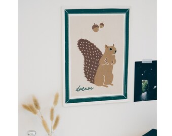 Squirrel Design PicturePhoto Frame Portrait Or Landscape 6x4 Nature Gift 343