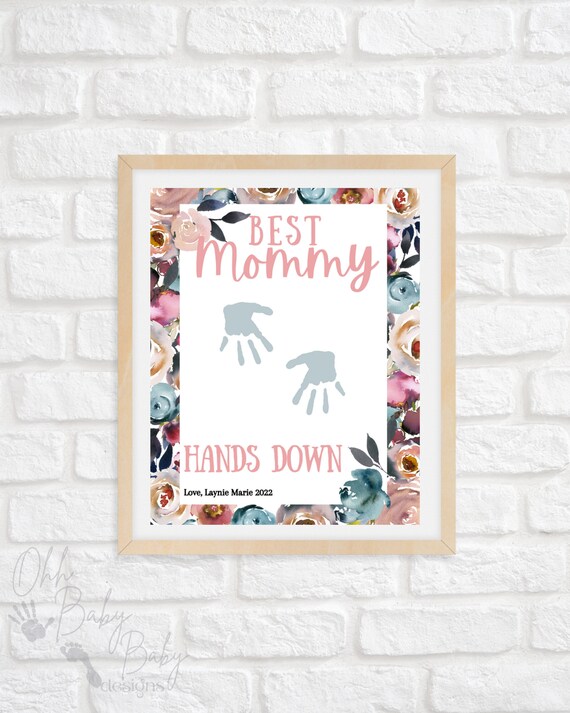 Best Mommy Hands DownMother's Day KeepsakeMother's Day CraftInstant DownloadEditable Printable Best Mommy Hands DownMother's Day KeepsakeMother's Day CraftInstant DownloadEditable Printable