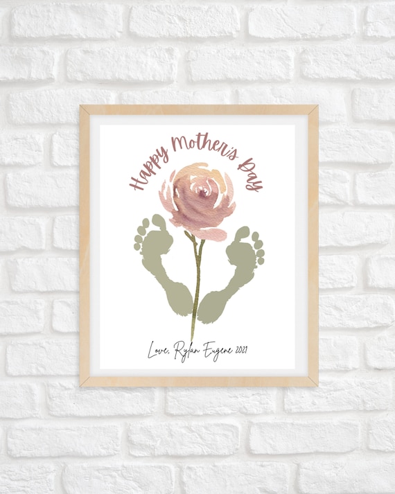 Happy Mother's Day Footprints/Mother's Day