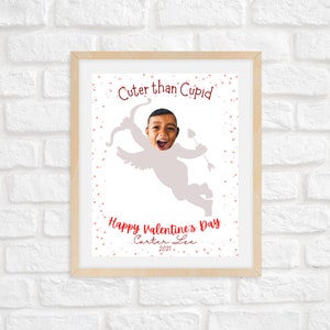 Personalisierter Name und Bild Amor Valentine Andenken / Kinder Benutzerdefinierte Valentine / Sofortiger Download