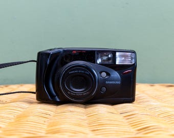 Samsung AF Zoom 777i, cámara de película de 35 mm, lente macro de 35-70 mm