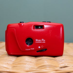 Vintage wide pic panoramic 35mm camera, point and shoot, analogue, film camera