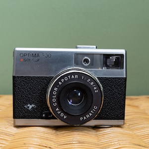 Agfa optima 500, 35mm camera, point and shoot, analogue, film camera,