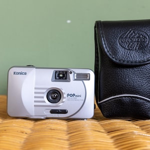 Konica Pop Mini 35mm Film Point & Shoot Focus Free Camera