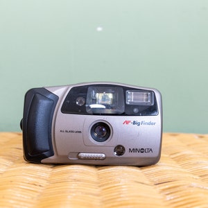 Minolta AF Big Finder 35mm Film Point & Shoot Camera