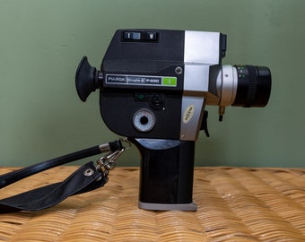 Fujica Single-8 P400 Film Camera - Vintage Retro Film Camera