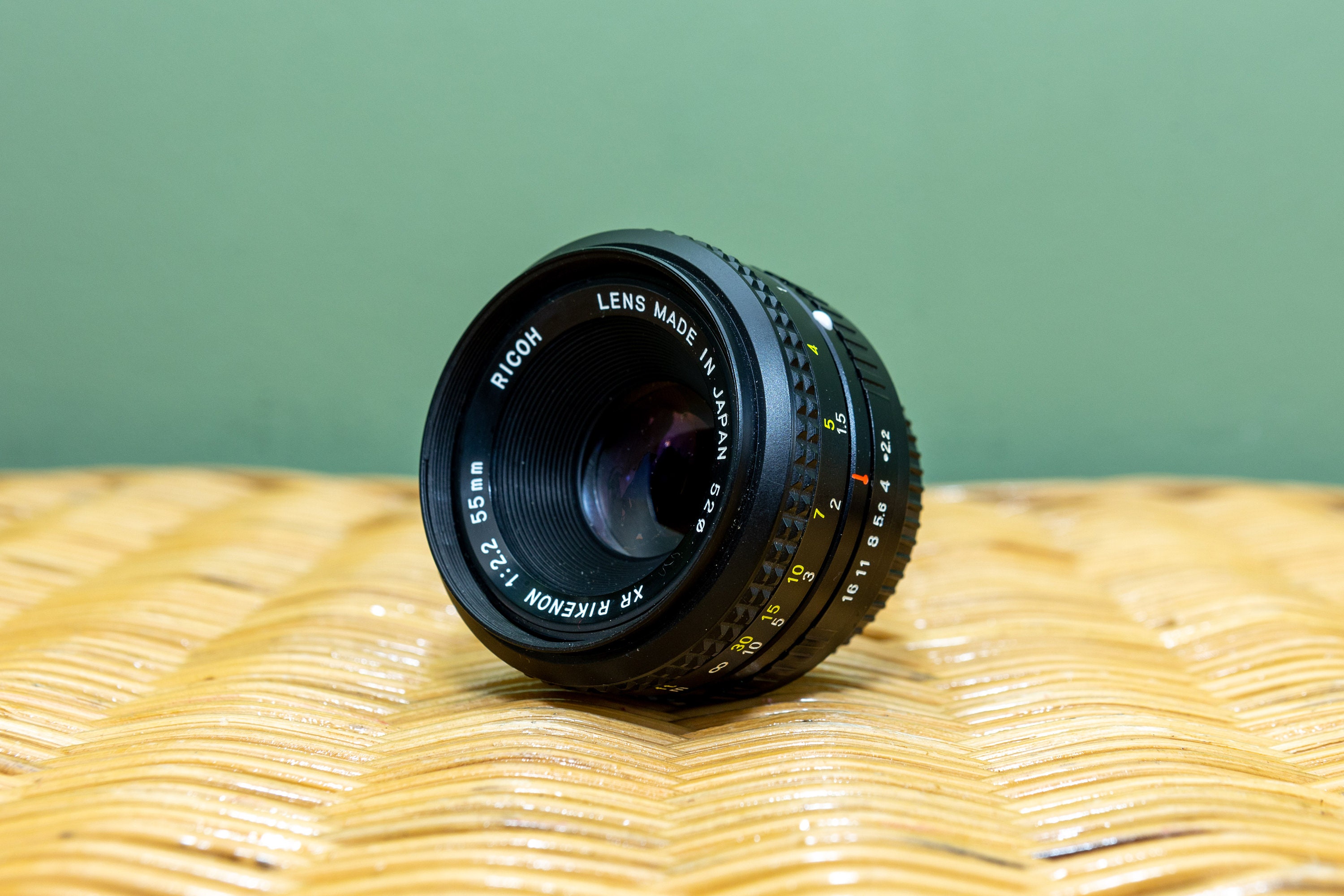 55mm　Lens　Prime　Rikenon　mount　f/2.2　日本　Ricoh　for　PK　XR　Standard　Etsy