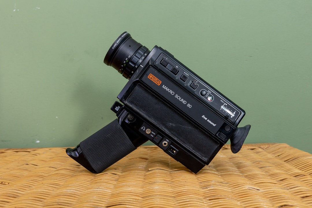 Caméra Eumig Makro Sound 80 Live Sound – Super 8 – Noire – Ouvert Jamais Utilisé