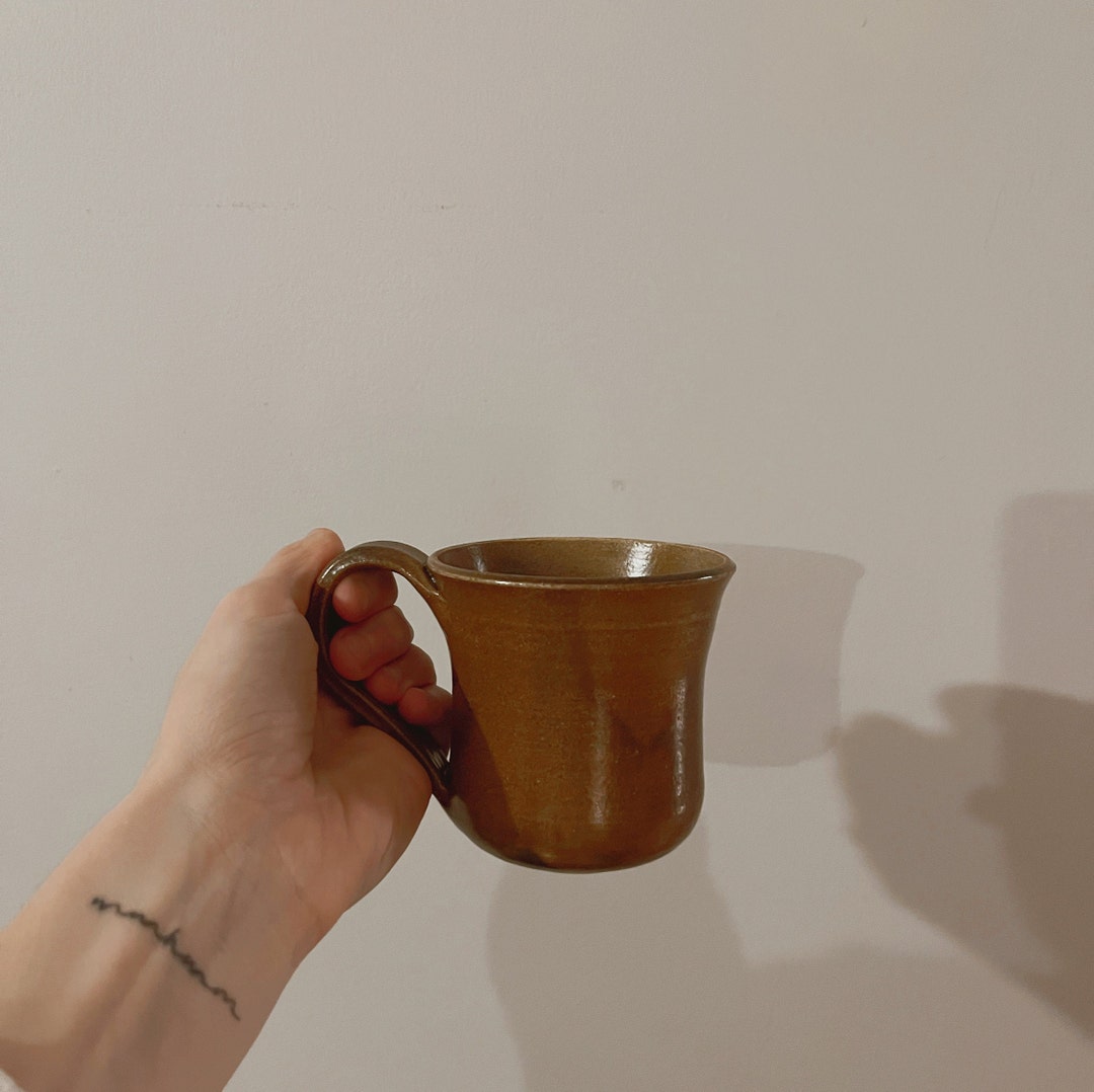 Vintage Set of Handmade Pottery Mugs Etsy