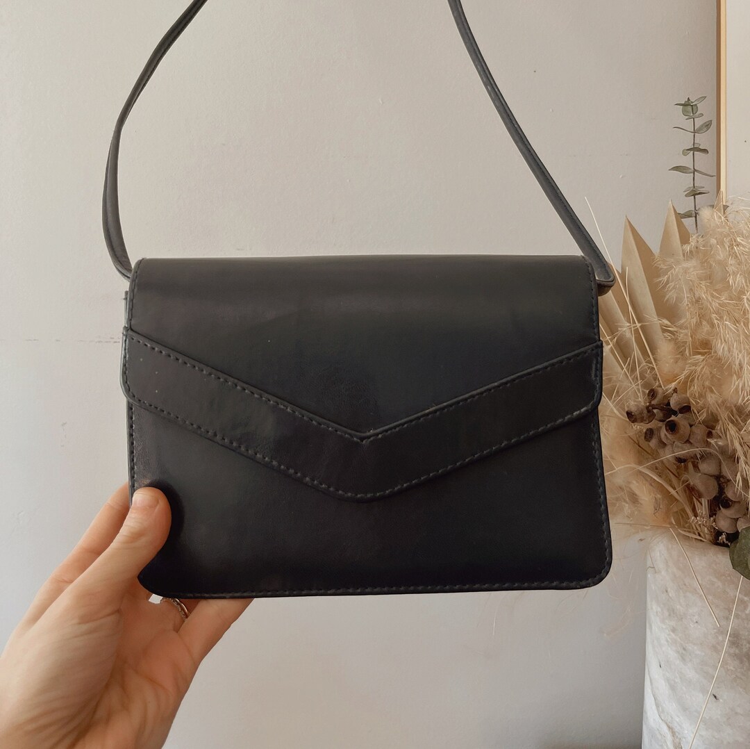 Vintage Navy Crossbody Purse Etsy