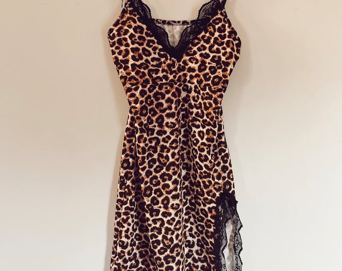 Slip Dress - Mesh Leopard main image 1