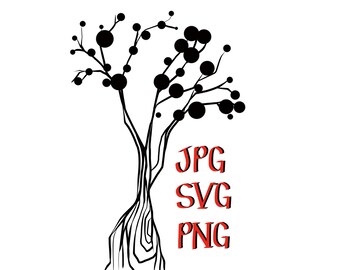Download Tree Cut File Tree Clipart Tree Svg Artistic Tree Vector Tree Branches Svg Dxf Eps Png Jpg Tree Cricut Tree Silhouette Forest Svg Clip Art Art Collectibles Delage Com Br